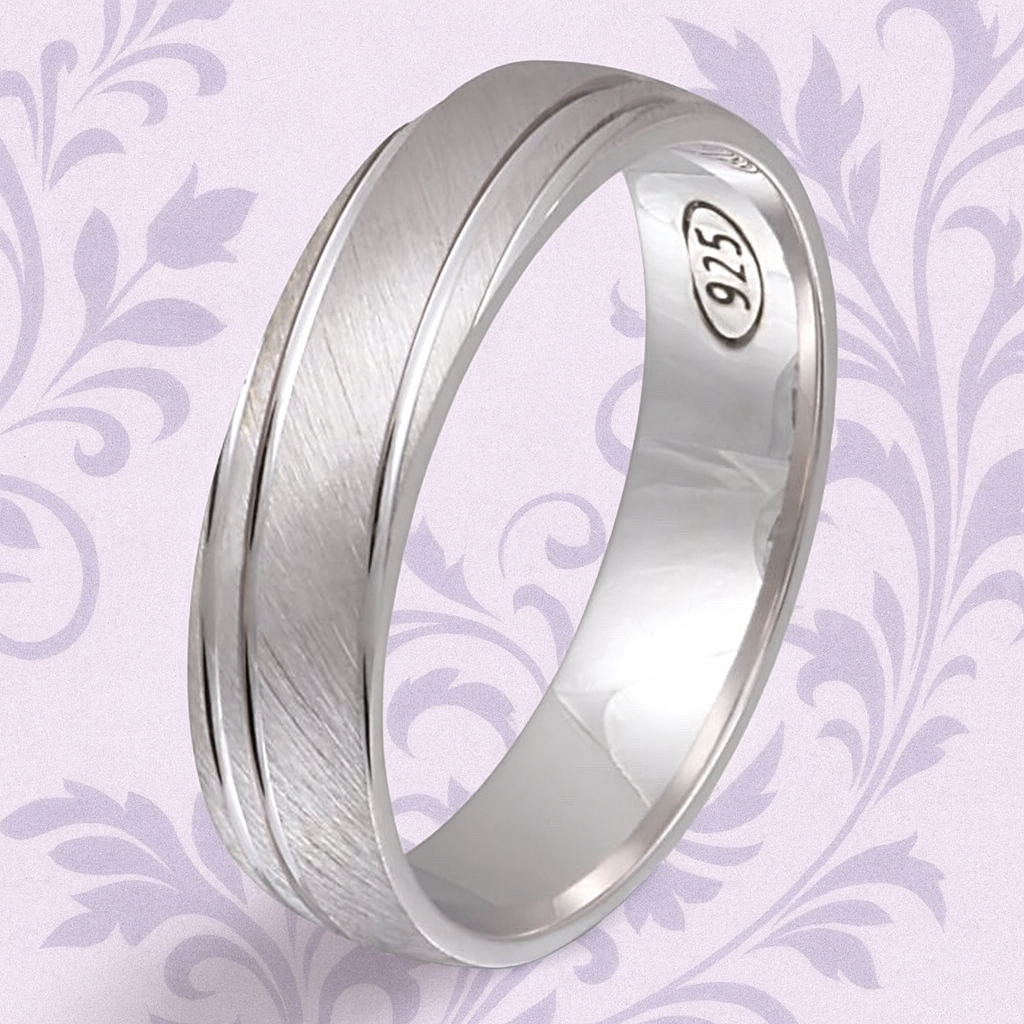 Verlobungsringe 925 Silber massiv Trauringe Eheringe Silber mit Zirkonia Gravur Ginger S101