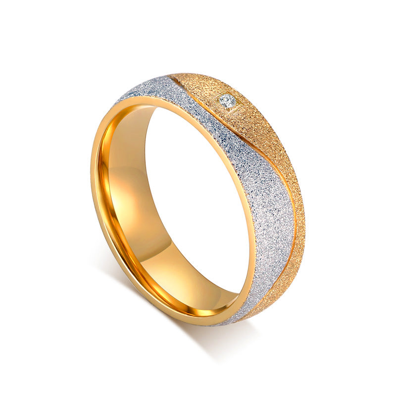 Verlobungsringe Freundschaftsringe Trauringe Eheringe , Gold, Silber bicoulour mit Zirkonia  cr-027