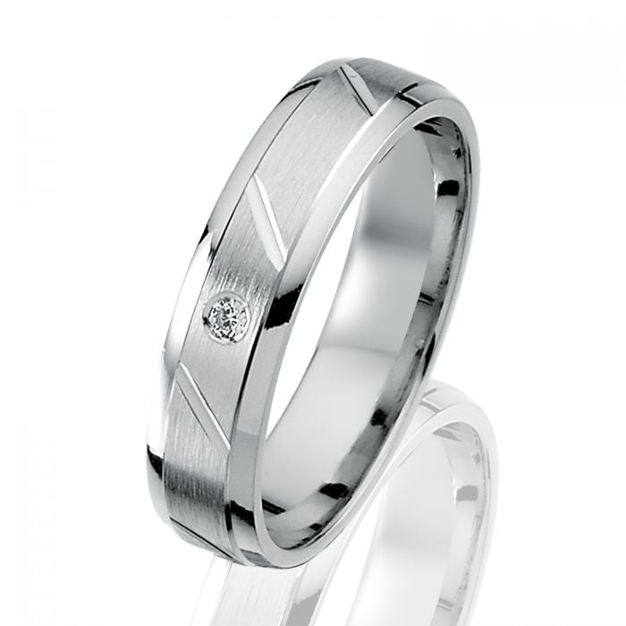 Verlobungsringe 925 Silber massiv Trauringe Eheringe Silber mit Zirkonia Gravur Mira S102