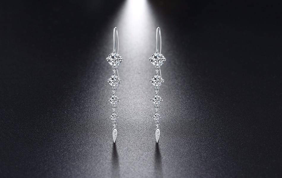 Creolen Ohrringe Damen Mädchen Zirkonia echt 925 Silber Kinderohrringe Herzen SE52