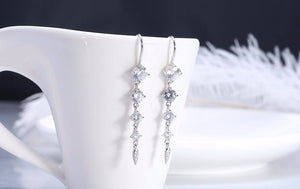 Creolen Ohrringe Damen Mädchen Zirkonia echt 925 Silber Kinderohrringe Herzen SE52